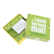 Я должен был это знать! Мелочи игра анти-человеческие игры карты головоломки карты