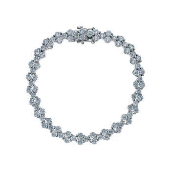 

Silver Bracelet with cubic zirconia sunlight sample 925