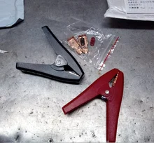 Alligator-Clip Electrical-Clips-Clamps Car-Battery Crocodile 100A Durable Insulated Red