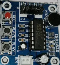 Módulo de grabación ISD1820, módulo de voz, placa de teléfono con micrófonos y altavoz