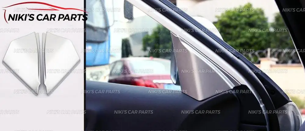 Треугольная накладка на передние стойки для Renault Koleos- ABS пластик 1 комплект/2 шт. формовочные украшения для стайлинга автомобилей