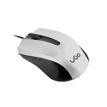 

Mouse Wired mouse Ugo Umy Black White - 1200Dpi - 3 Boto Computer Mice