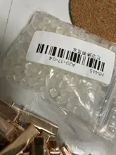 Pendientes transparentes de plástico de alta calidad para mujer, accesorios de joyería para la oreja, 500 Uds.