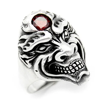 

Mens Ring 925 Sterling Silver Ring Monster Rings Male Jewelry Rings For Men Rings for Women Men`s Rings Men Jewelry