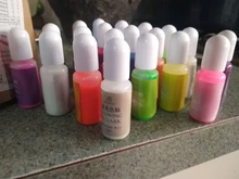 Brillan en la oscuridad de alta concentración epoxi resina UV para colorear colorante para teñido pigmento hecho a mano de la joyería de DIY acceso