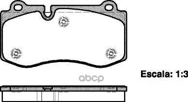 1202 00_=Fdb4055 [A0044206220]!Колодки Дисковые П Mb W221 3.5/5.0/6.0/3.2cdi 05 Remsa 120200 Remsa арт. 120200