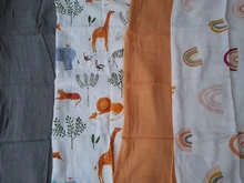 Pañales de muselina 70% de bambú + 30% algodón, toalla para envolver, baberos, mantas de muselina para bebé, pañal para recién nacido, 60x60cm
