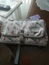 Sunveno-alfombrilla para cambio de bebé, colchón impermeable, lavable, portátil, plegable, cambiante, esterillas reutilizables, almohadilla de viaje para pañales