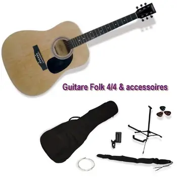 

DELSON Pack Folksy Montane lifelike Guitar + accessory