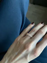 FFLACELL alta calidad Natural de agua dulce perla Multi-Cuentas anillo dedo joyería continuo círculo minimalista anillo de fiesta joyería