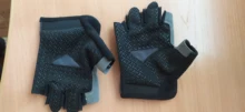 AOLIKES-guantes de ciclismo antideslizantes, para acampar, senderismo, gimnasio, Fitness, medio dedo