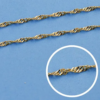 

18k gold chain solid Singapore 40 cm. 1,8mm. 2.75 grs. [9517]