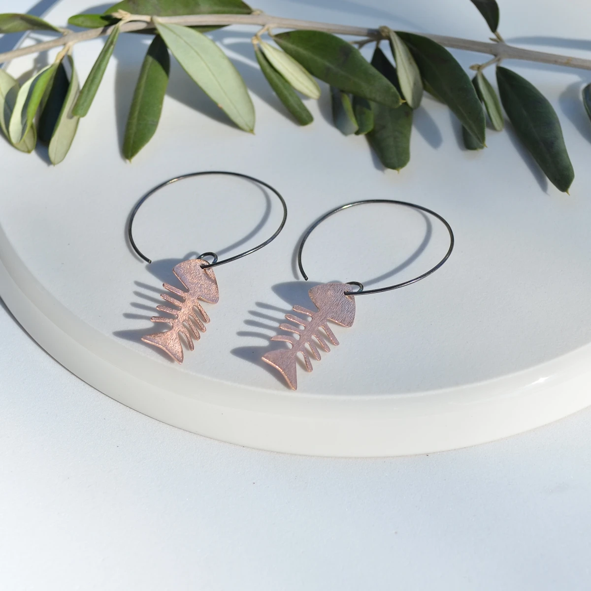 

Handmade silver earrings free shipping from Turkey