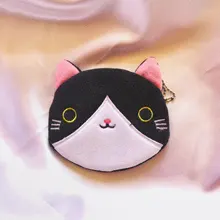 FUDEAM-monedero suave de felpa con dibujos animados para mujer, cartera pequeña con cremallera de Animal, monedero para niños y niñas, con Cable USB y auriculares