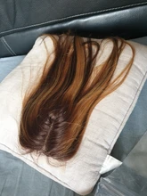 Allove-Cierre de encaje con realce, pelo liso, 4x4, cierre de encaje, cabello humano brasileño sin remaches, cierre de encaje suizo, 1 ud.