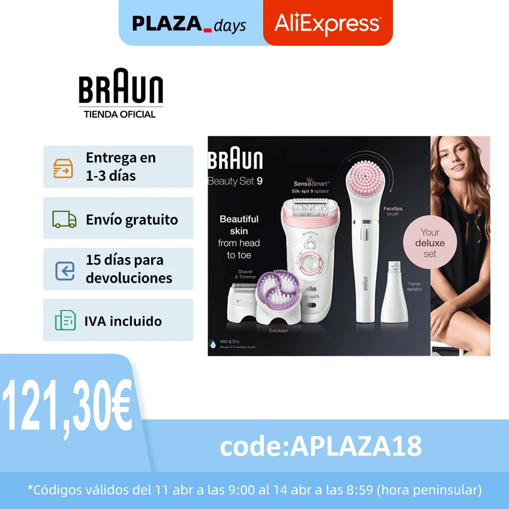 Braun Silk-épil 9-975 Epilierer Beauty Set SensoSmart