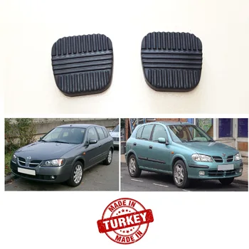 

1 Pair Brake and Cluth Pedal Pad Best Quality Rubber for Almera Pulsar N16 2000-2006