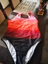 Yomay-bañador De una pieza para mujer, traje De baño Vintage con degradado, Monokini entrecruzado en la espalda, traje De baño para vestir en la playa, Maillot De baño