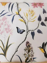Decals Wallpaper Desk-Decoration Flowers Cabinet Self-Adhesive Country-Style Living-Room