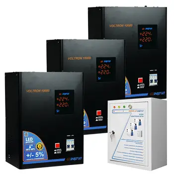 

Three-phase relay voltage stabilizer energy Voltron 30000 (HP)