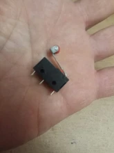 Mini Interruptor de Límite Micro palanca con rodillo de bisagra, 10 Uds.