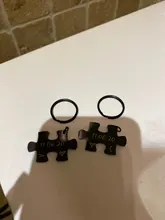 Llavero para hombre y mujer, regalo para novio, pareja, regalo para el Día de San Valentín, 2 uds.