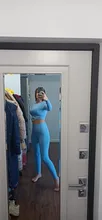 Legging Sport Tracksuit Shirt Clothing Yoga-Set Outwork Fitness Seamless Long-Sleeve