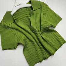 Polo Shirts Tees Short-Sleeve Mujer Camisetas Cropped Slim-Fit ITOOLIN Female Sexy Summer Vintage