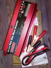 Sine-Wave-Inverter Voltage-Transformer-Power 3000W 220V Pure Led-Display 12V/24V To AC110V