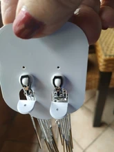 2019 oro nuevo Color de cristal borla clip en pendientes sin perforar para las mujeres boda Brinco joyería de moda regalos