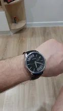 CURREN-relojes de cuarzo con correa de cuero para hombre, Reloj de pulsera masculino, de marca de lujo, de negocios, de 45mm, Reloj para Hombres