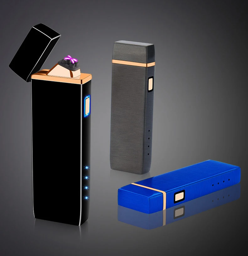 Нажимная кнопка курительная электрическая зажигалка с гнездом usb двойная дуга