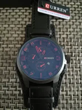 CURREN-Reloj deportivo estilo militar de cuarzo para hombre, cronógrafo con fecha y correa de cuero, marca superior de lujo, negocios, regalo, 8225