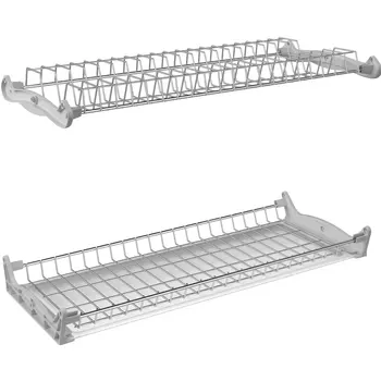

Dish dryer for top cabinet 60 cm, single with tray, Chrome