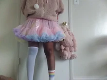 Princess Skirt Clothing Lolita-Petticoat Fluffy Pink Women Chiffon Party Girls Jupes