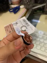 SHOUMAN-anillo de acero inoxidable 316L con abalorio para mujer, sortija con grabado personalizado, Color oro rosa, Blanco, Negro, para hombre y mujer