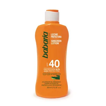 

BABARIA ALOE VERA LECHE CORPORAL SPF40 PROTECCION High 300ML MUJER