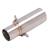Slip On Motorcycle Exhaust Middle Link Pipe Stainless Steel Exaust System For Piaggio Beverly 125 300 2009-2016