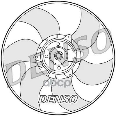 Вентилятор Радиатора Renault Megane Ii(02-) Denso арт. DER23001