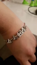 PANDACH-Colgante de Plata de Ley 925 auténtica con letra de alfabeto, abalorio de nombre de A-Z, apto para pulsera Pandora Original, joyería CMC030, 100%