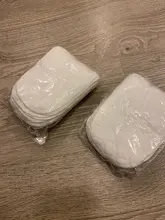 10 Uds. Ropa de pañales de bebé reutilizable insertos 1 pieza 3 capa inserto 100% algodón lavable cuidado del bebé pañal ecológico