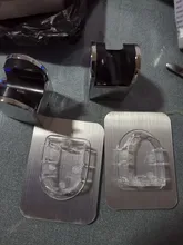 Cabezal de ducha de mano autoadhesivo ajustable, soporte de ducha de baño montado en la pared, pulido cromado