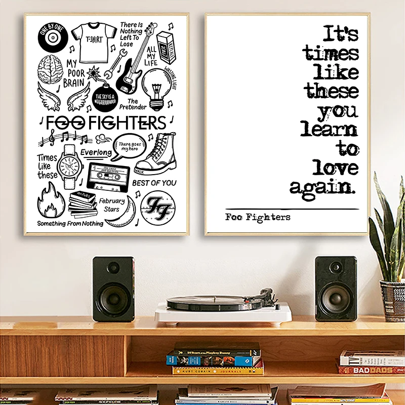 Foo Fighters Lyrics Posters for Sale