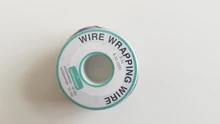 One Roll 8 Colors 30AWG Wire Wrapping Wire, Tinned Copper Solid, PVC insulation
