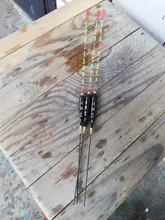 3 uds pesca Float de madera fluorescente de alta sensibilidad Bobber flotadores luminosos marcado audaz pesca flotador ligero accesorios de pesca