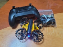 Holy Stone-Mini Dron de control remoto sin cabeza, cuadricóptero de control remoto, una tecla, aterrizaje automático, 3 baterías, helicóptero, HS450/210/330