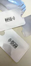 Funda antiescáner para tarjetas de crédito, Protector de tarjetas RFID, lámina de aluminio antimagnética, tarjetero para tarjetas bancarias, 10 Uds.