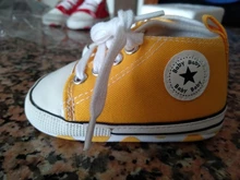 Zapatillas deportivas de lona para bebés, zapatos para recién nacidos, de primeros pasos, antideslizantes de suela blanda