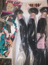 La UNICE cabello 30 pulgadas brasileño de hueso recto pelo mechones 100% mechones de cabello humano postizo mechones del pelo recto de la Virgen extensión 1/3/4 Uds