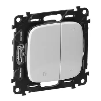 

The mechanism is a one-button universal Valena allure 400 W without neutral from the faces. White panel. Leg 752762